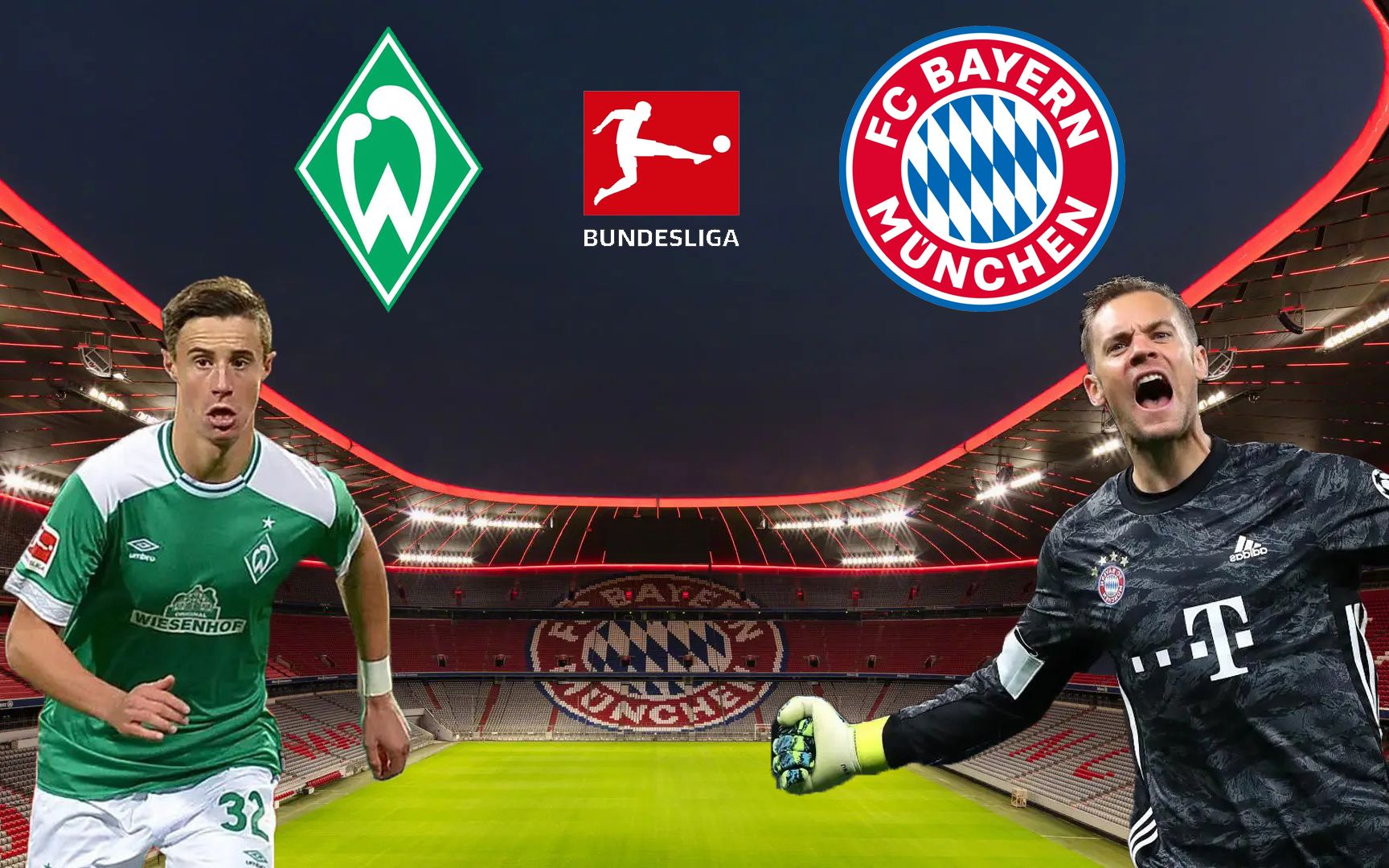 拜仁慕尼黑在德甲比赛中击败了云达不莱梅